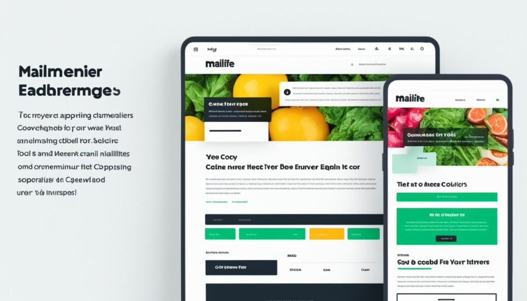 MailerLite email design